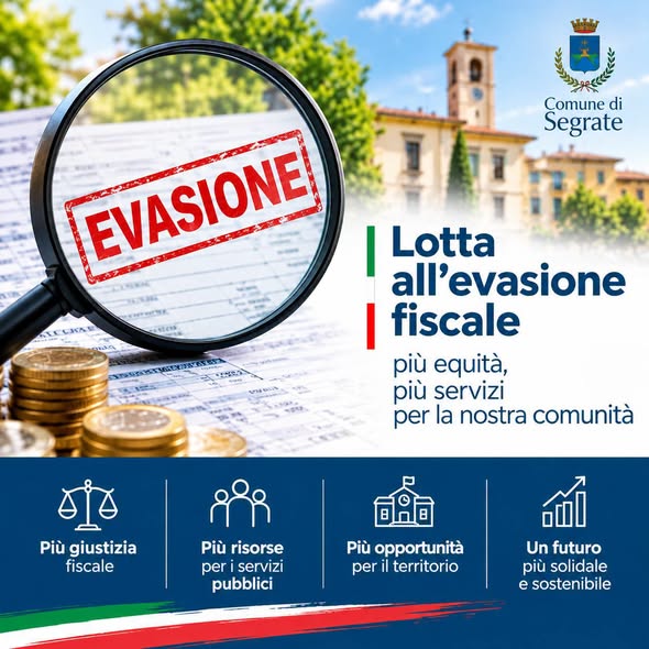 Lotta all’evasione fiscale: Segrate c’è